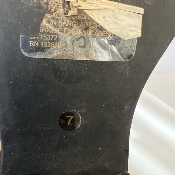 Maxgreat size 7 polyurethane/ leather black high calf winter boots… - Picture 6 of 6